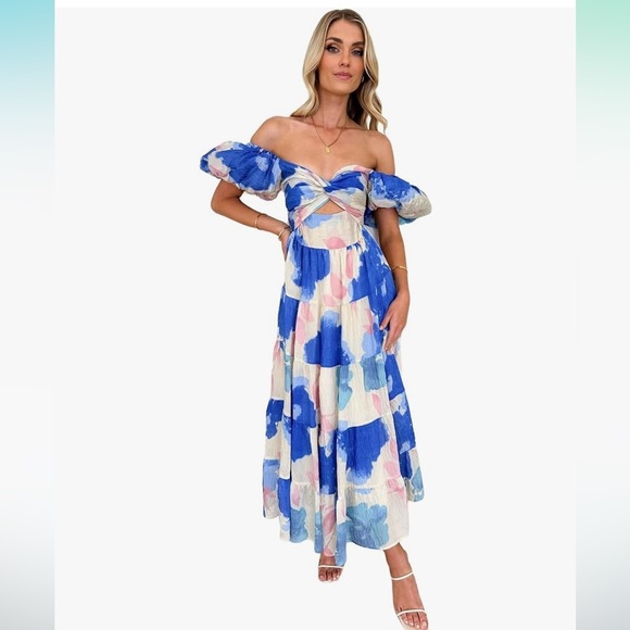 Amazon floral midi dress. - Picture 5 of 7